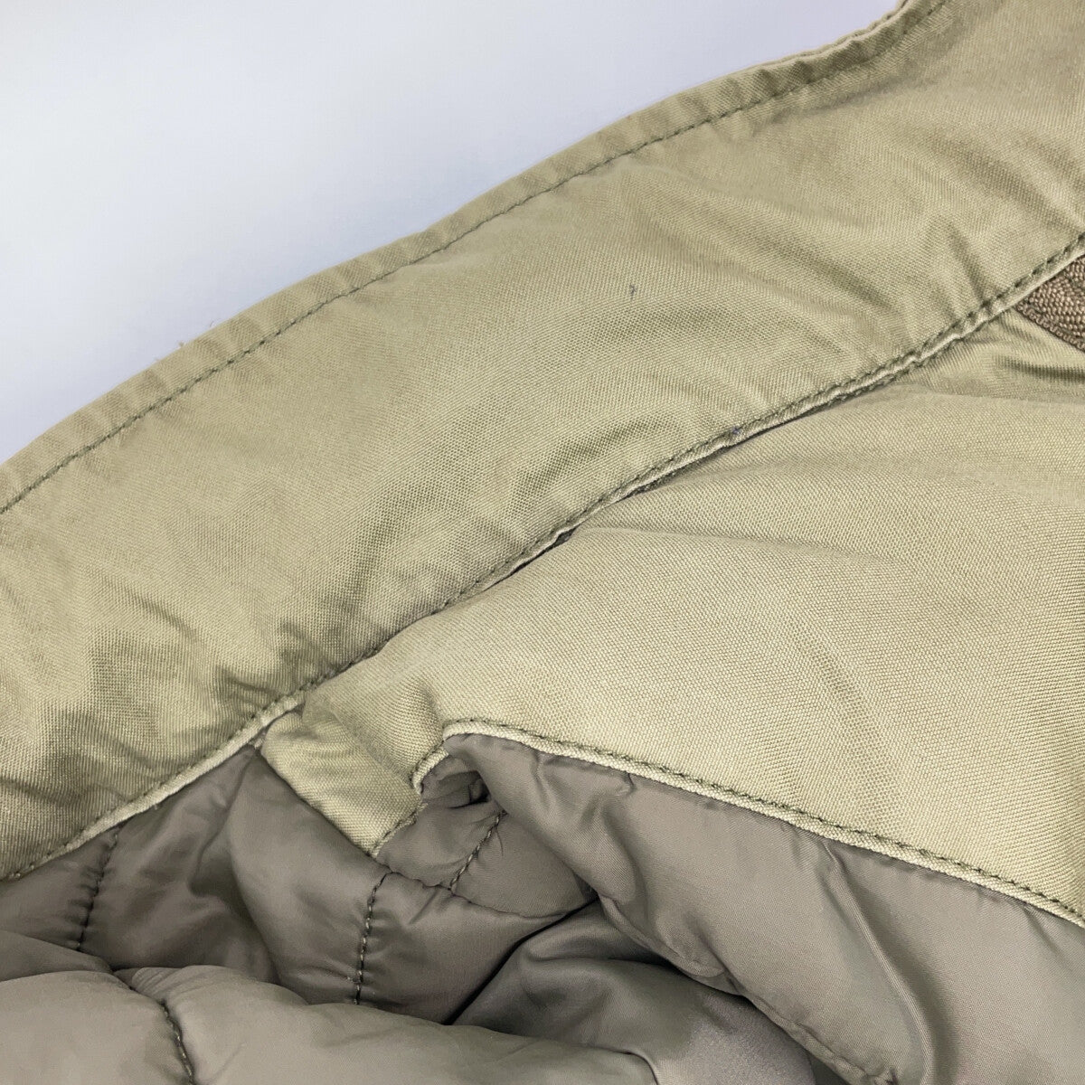 nonnative Fur-Lined Military Coat Khaki Size 3