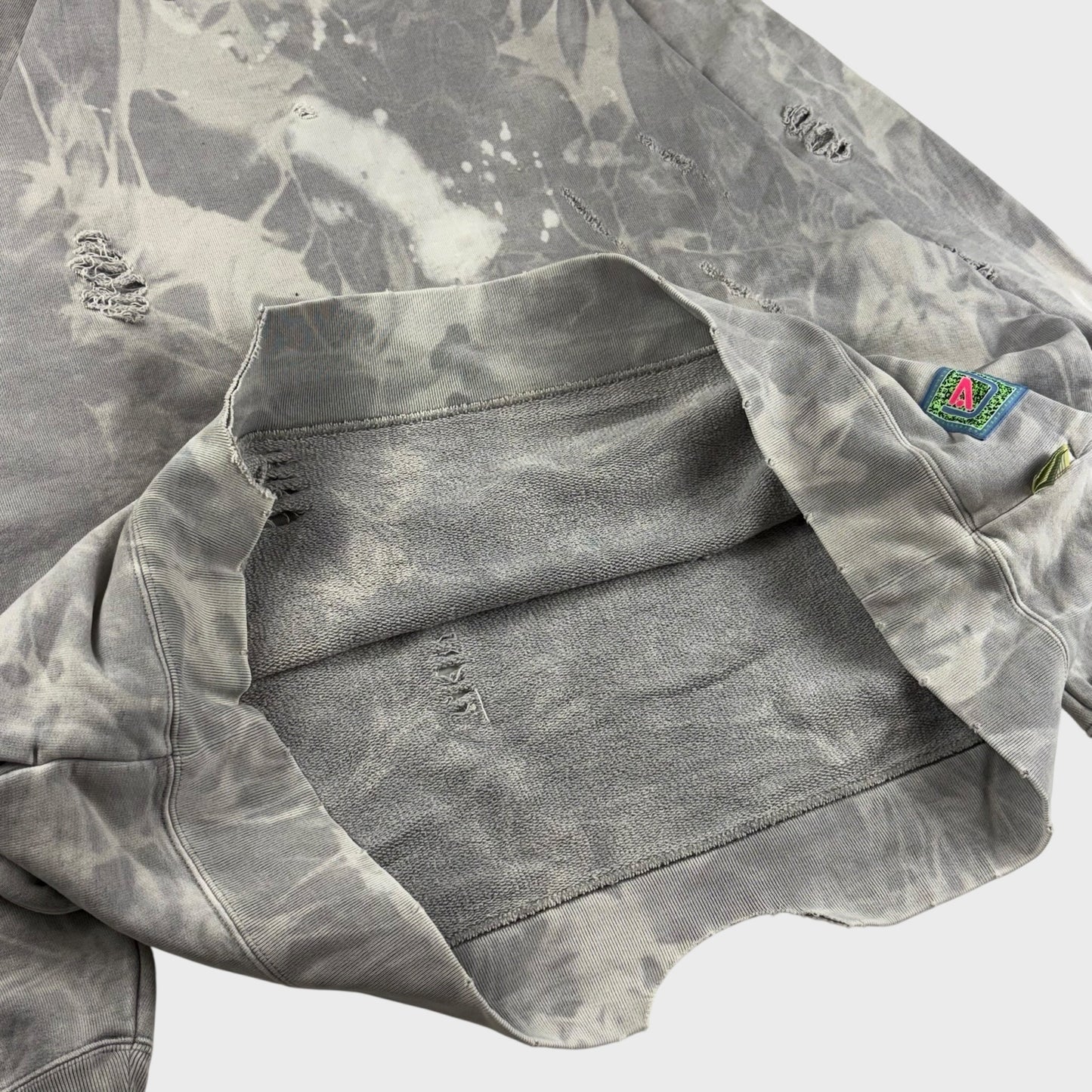 SSZ 23SS Boro Bleach Remake Sweatshirt Size XXL