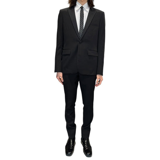 SAINT LAURENT PARIS 16AW Hedi Smoking Jacket Size 48