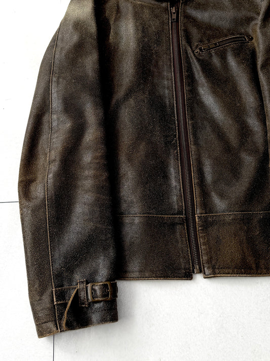 Ba-tsu Gimmick Leather Jacket