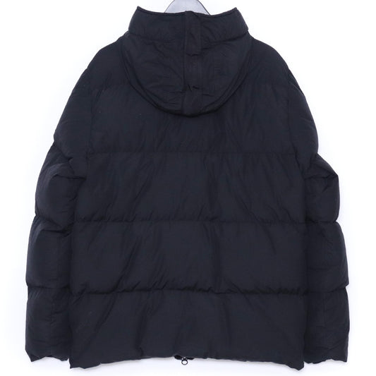 Stone Island Black Padded Down Jacket Shoulder Patch Size M