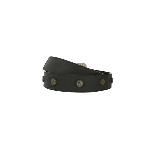 John Galliano Silver & Black Belt