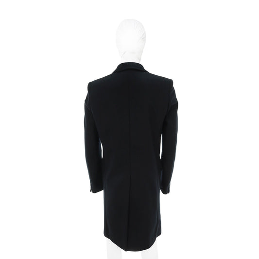 RAF SIMONS 98AW Wool Coat Black Size 46