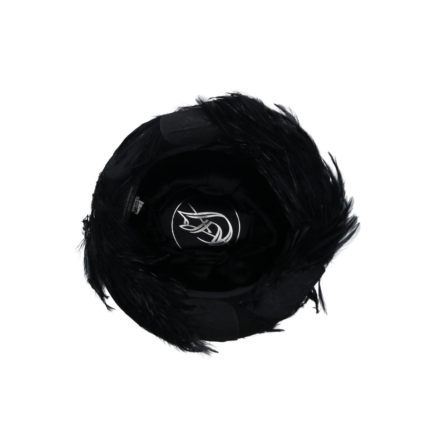 COMME des GARCONS x Stephen Jones Wool Feather Hat Black