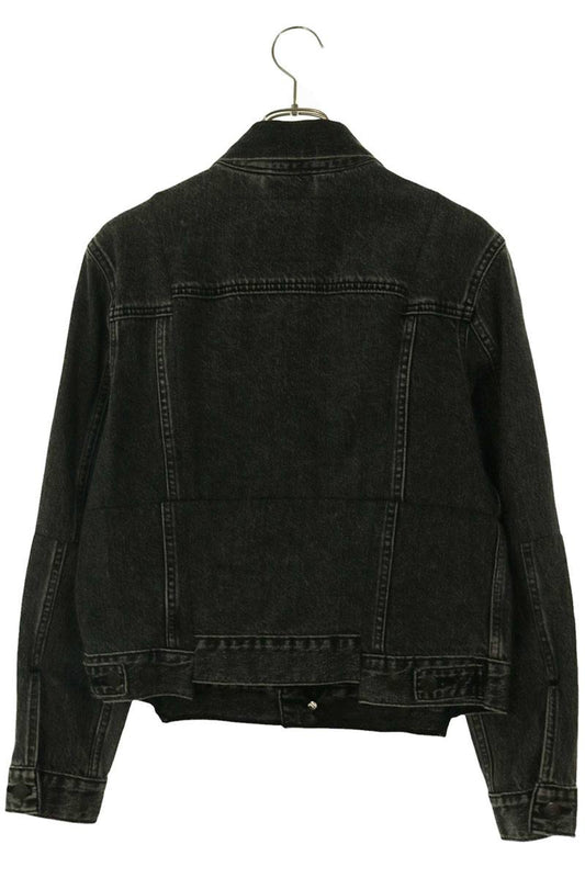 LEVI'S x VETEMENTS Black Reconstructed Denim Jacket Size M