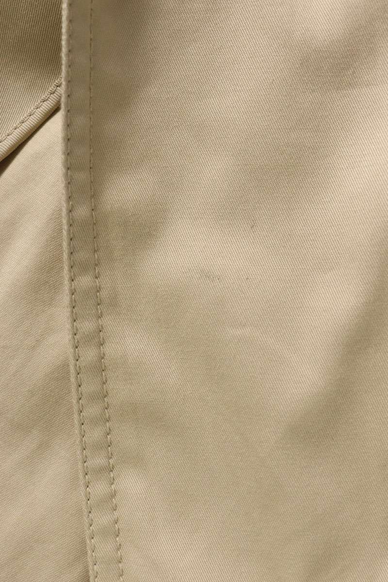 miumiu 22SS Shirt Layered Trench Coat Beige/Blue Size XXS