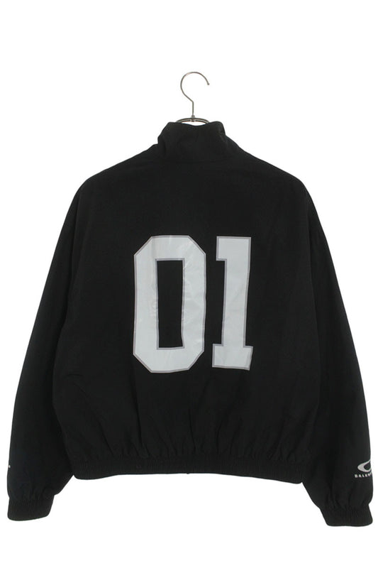 BALENCIAGA Basketball Nylon Track Cropped Blouson Size S