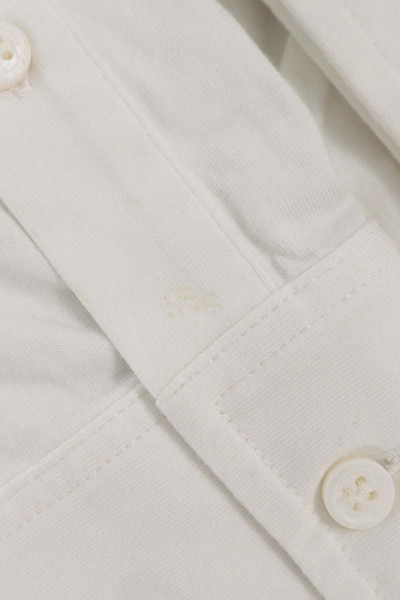 VETEMENTS Flag Logo Print Long Sleeve Cotton Shirt Size XS