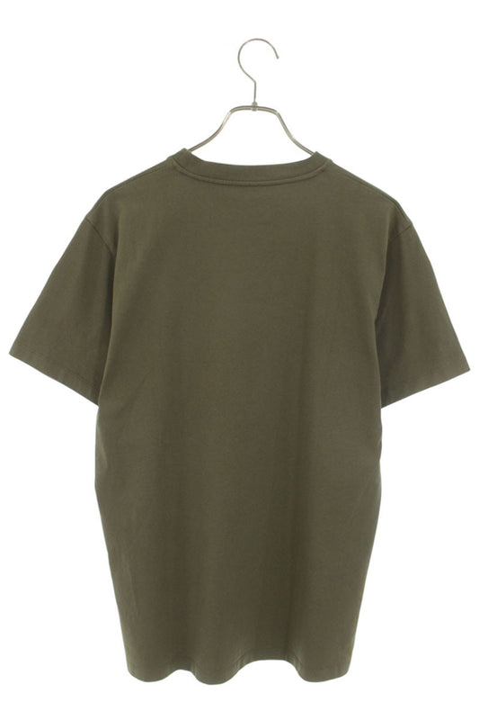 LOEWE Anagram Embroidered Cotton T-Shirt Khaki Size XS