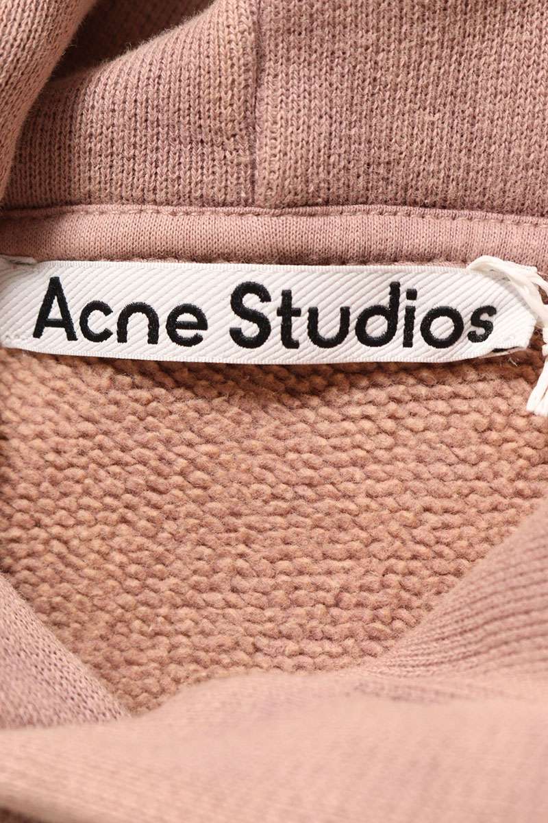 ACNE STUDIOS AW25 Cotton Back Rubber Patch Hoodie Size S