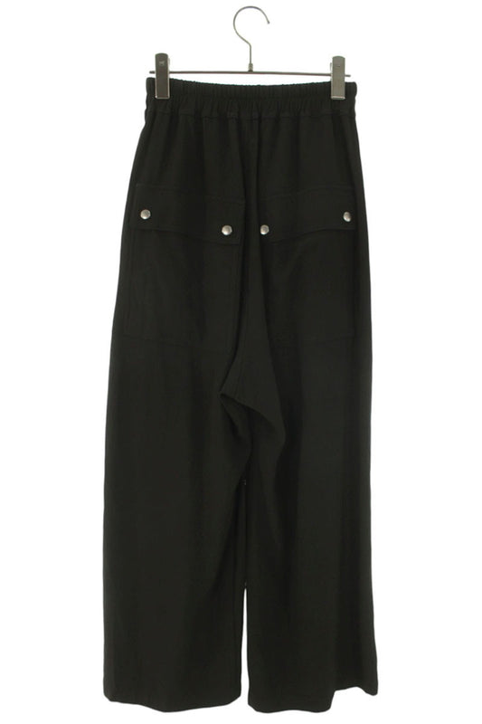 Rick Owens Wide Belas Long Pants Khaki Viscose Size 38