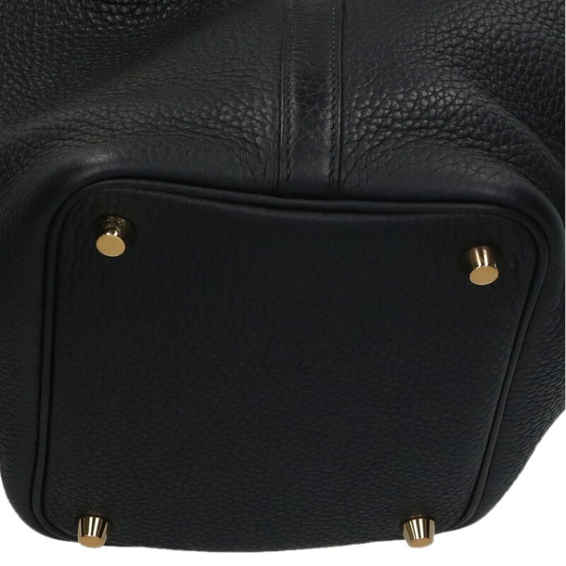HERMES Picotin Lock PM Taurillon Clemence Gold Size Multi