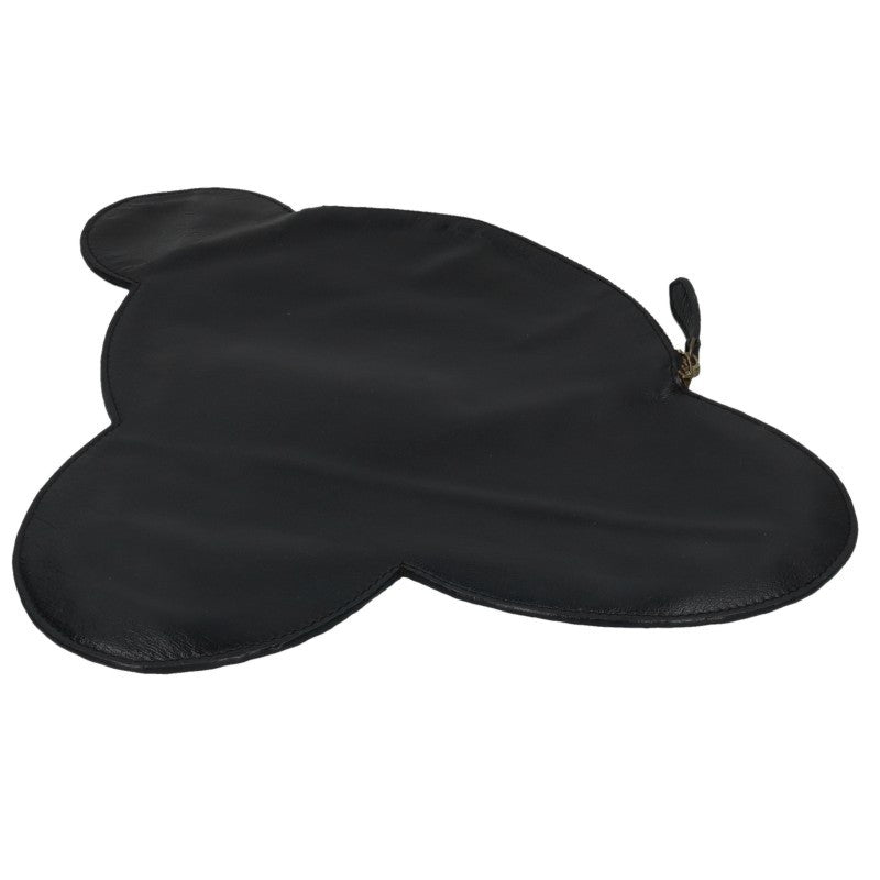SIMONE ROCHA Black Leather Clutch Bag Size ONE SIZE