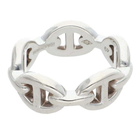 HERMES Chaine d'Ancre Enchainee PM Silver Ring Size ONE SIZE