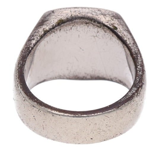 TOM WOOD Cushion Satin Silver Ring Size JP 11