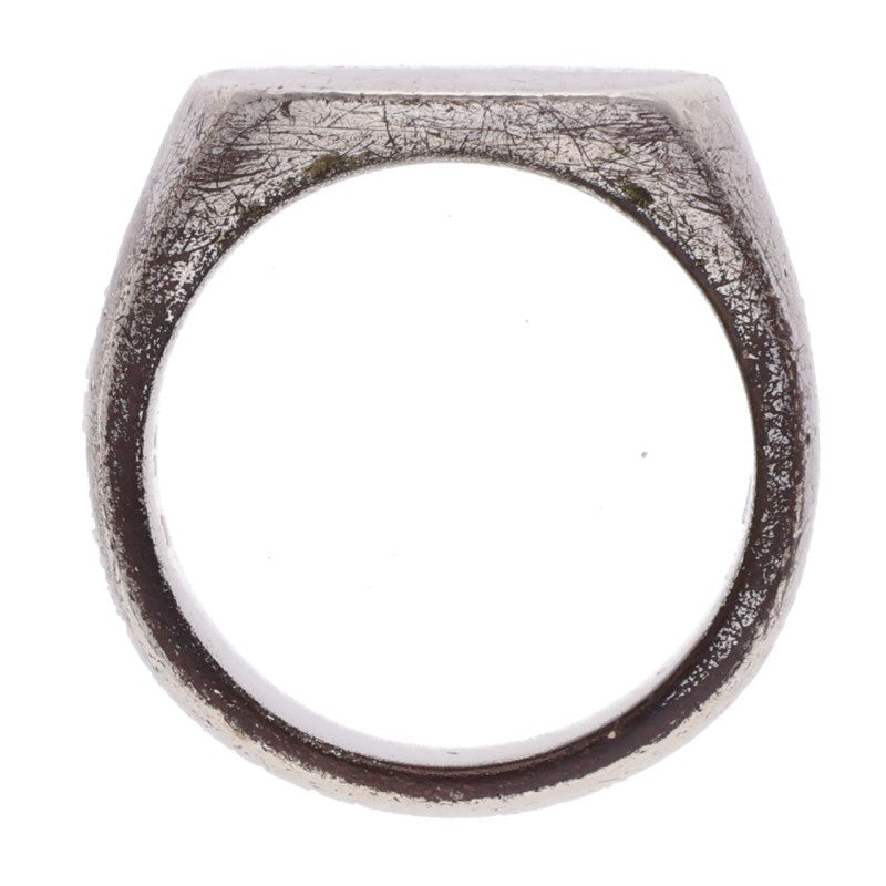 TOM WOOD Cushion Satin Silver Ring Size JP 11