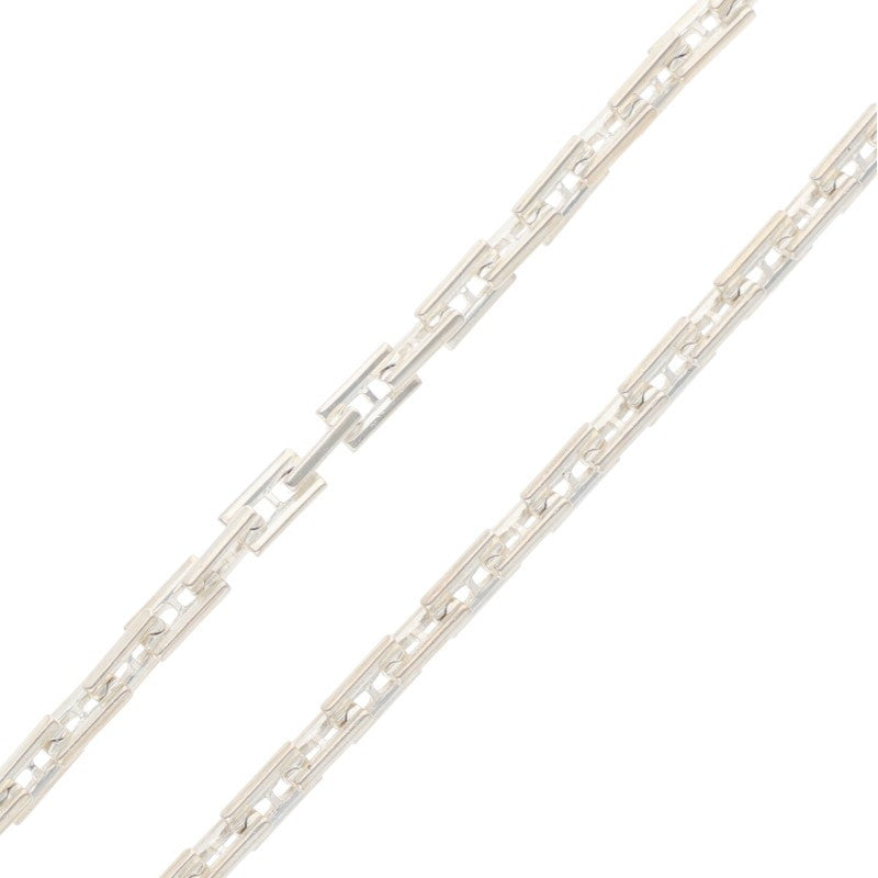 HERMES Hercules Sterling Silver Necklace Size ONE SIZE