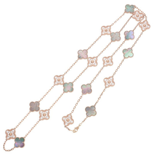 VANCLEEF & ARPELS Grey MOP K18PG Diamond Size ONE SIZE