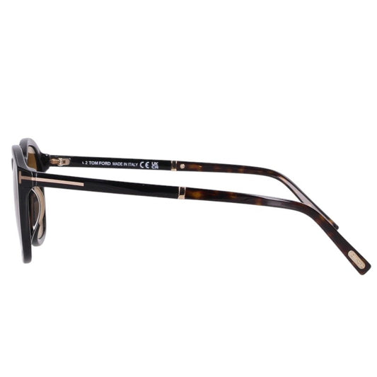 TOMFORD TF1020 Jason Frame Sunglasses Black/Gold Size 52