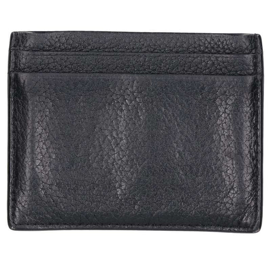 Christian Louboutin Leather Card Case Black Size ONE SIZE