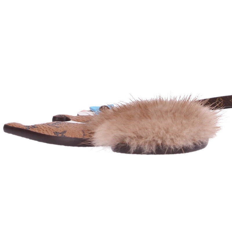 Louis Vuitton Squirrel fur Brown