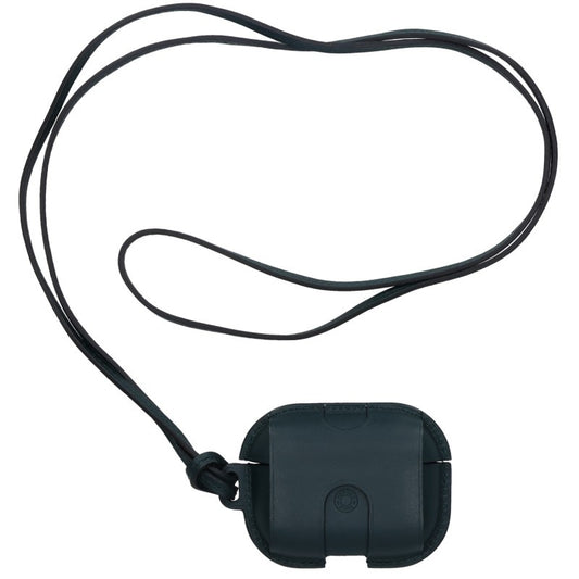 HERMES B-Stamp Leather AirPods Pro 2 Case Dark Green