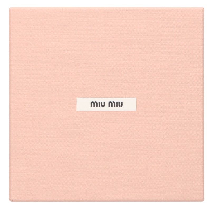 miumiu Paisley Logo Cotton Scarf ONE SIZE Size ONE SIZE