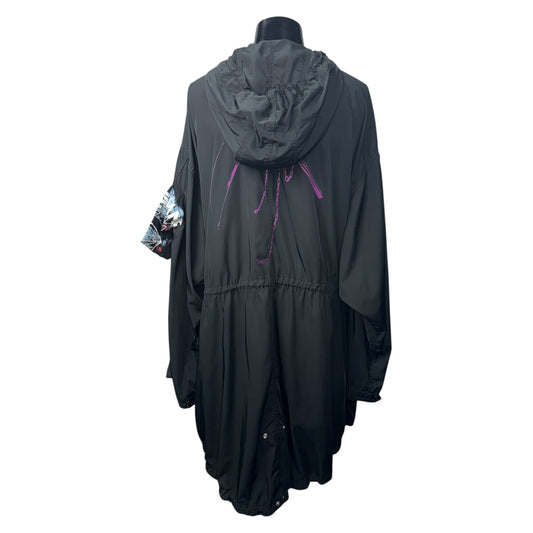 Raf Simons Oversized Printed Parka Coat Black Size L
