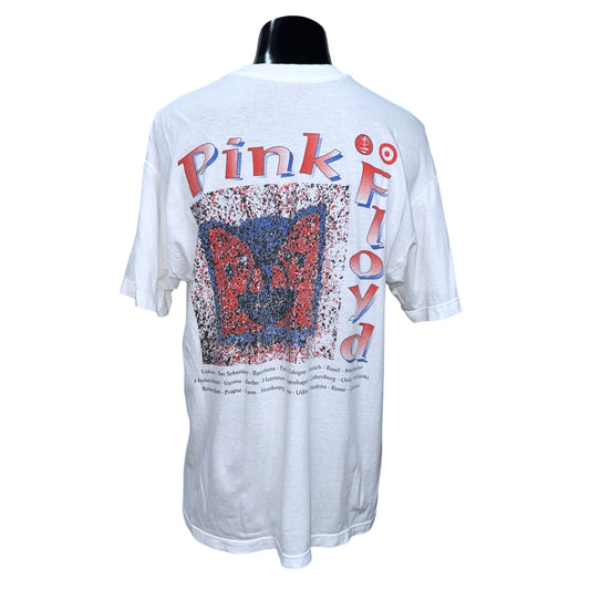 PINK FLOYD 90s "Division Bell" Euro Pink T-Shirt Size XL