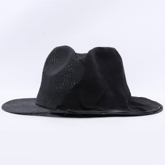 KLOSHAR Deerskin Straw Hat Black Size 59