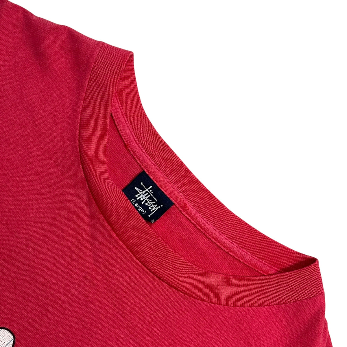 STUSSY 90s USA Made Graphic T-Shirt Red Size L