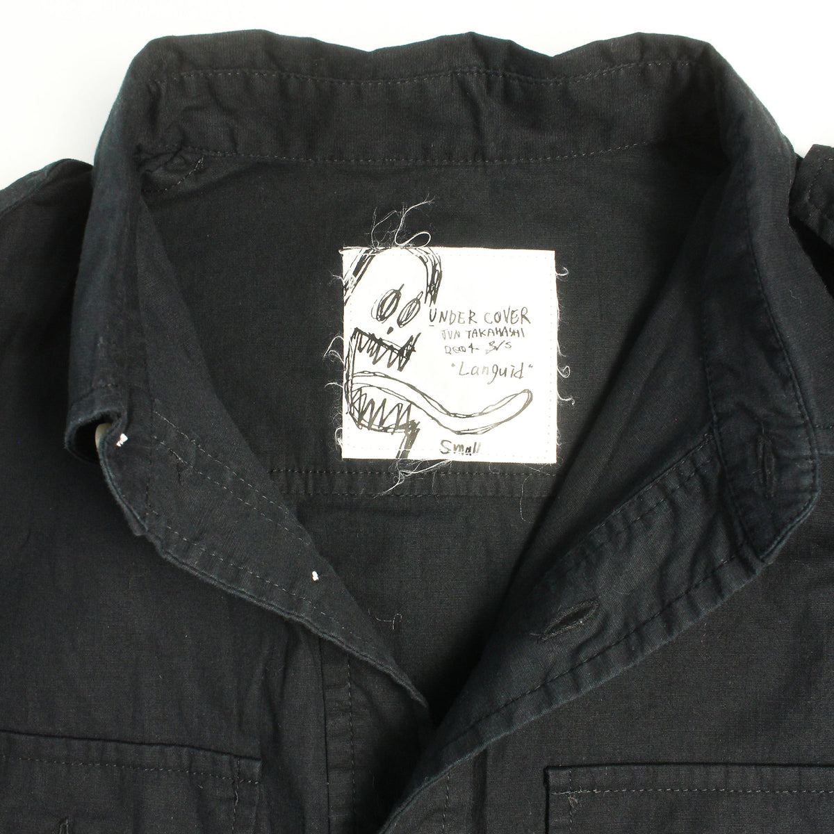 UNDERCOVER 2004SS Black Long Sleeve Shirt Size S