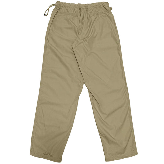 GOODENOUGH 2000s Cotton Drawstring Trousers Beige Size M