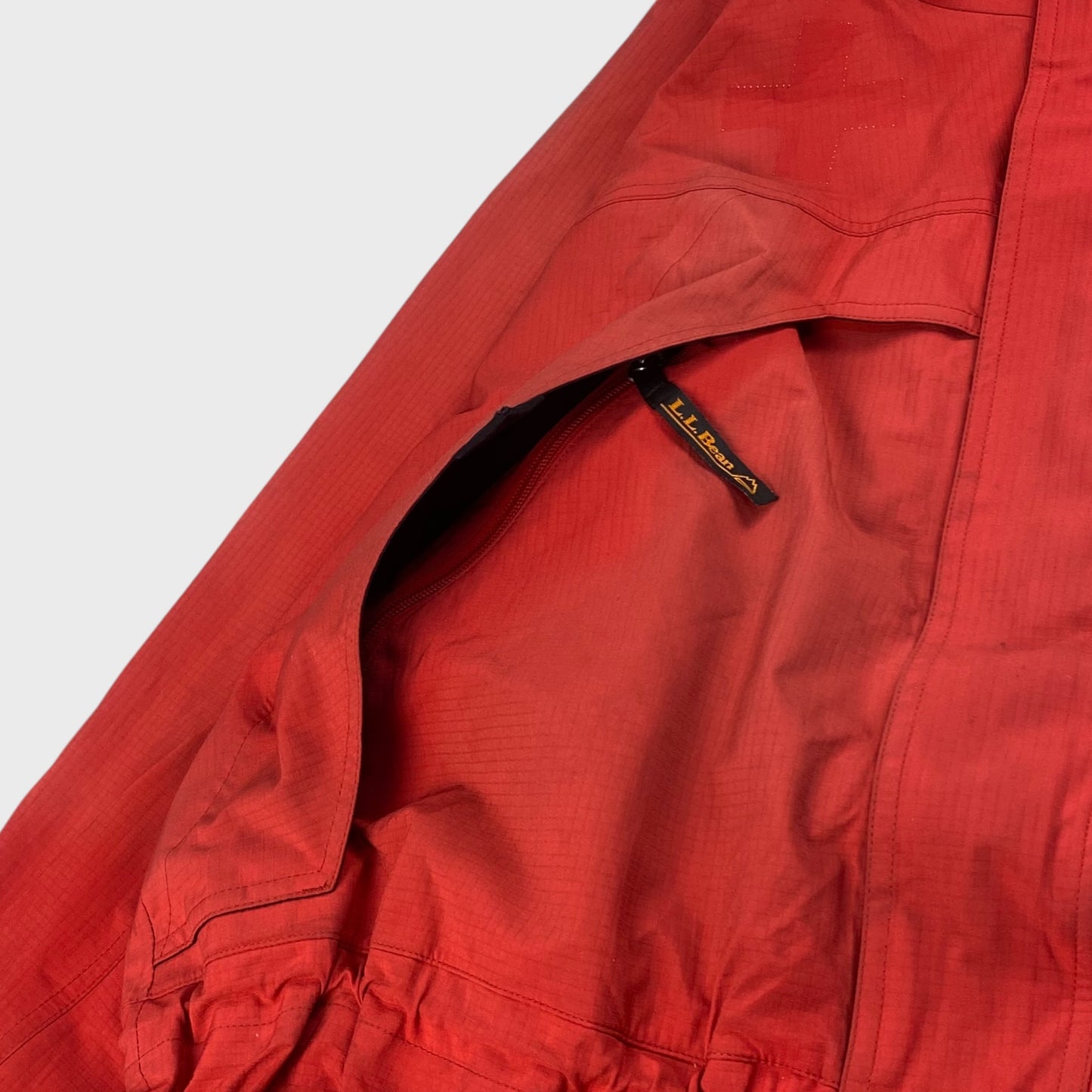L.L.Bean 90s GORE-TEX Drawstring Mountain Parka Red Size XL