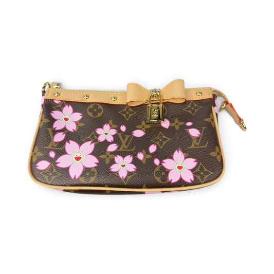 LOUIS VUITTON x Murakami Cherry Blossom Pochette Bag