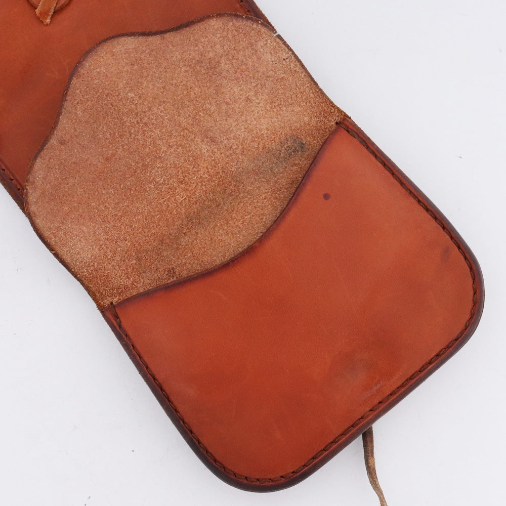Goro's SV Concho Bi-fold Coin Pouch Red Brown Size F