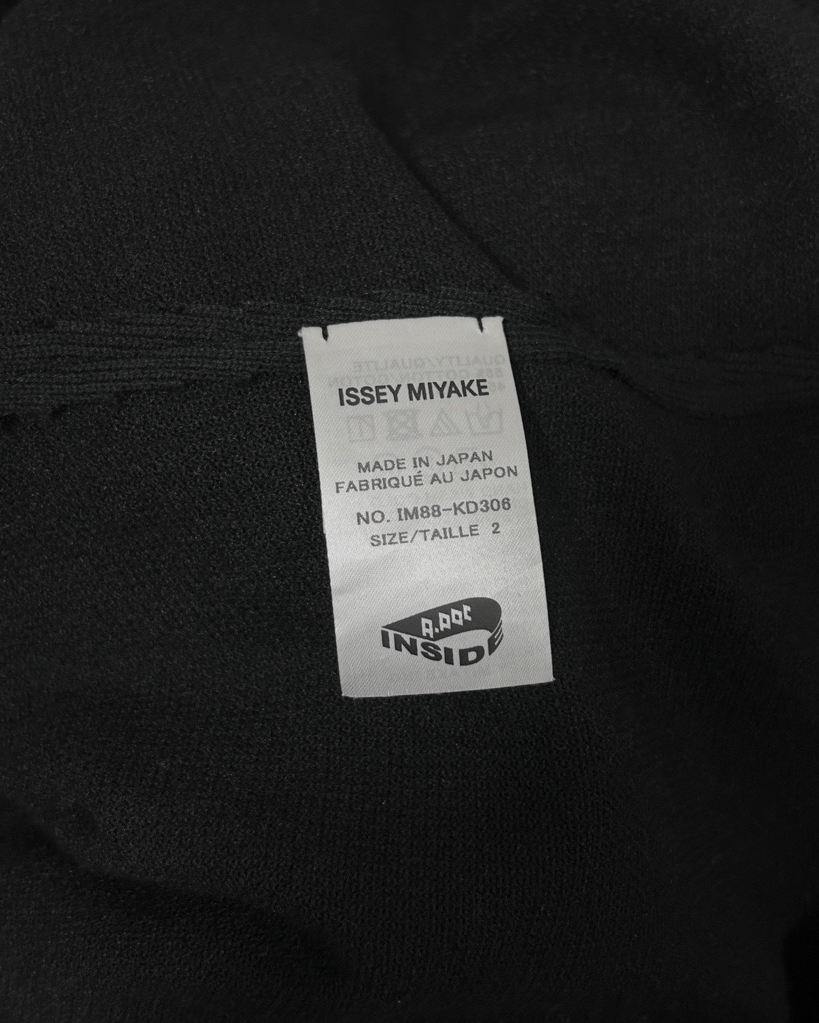 Japanese Brand Layered Wrap Knit Jacket (F/W2018) Size 2