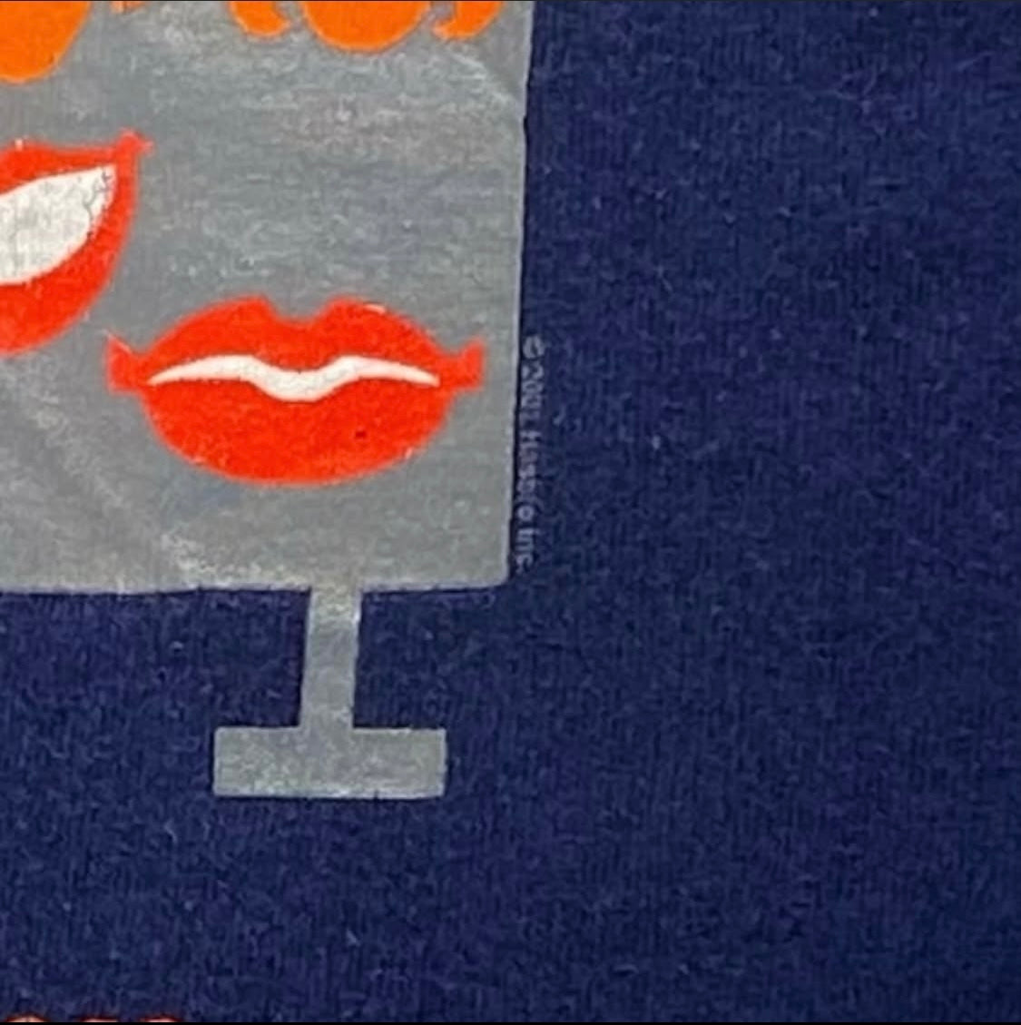 Fruit Of The Loom 00s T-Shirt Blue Size L
