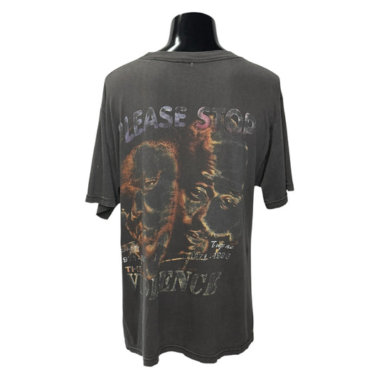 PAC & THE NOTORIOUS B.I.G. 90s "MEMORY Rap T-Shirt Size XL