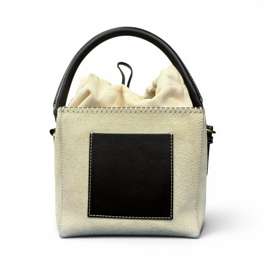 JACQUEMUS Le Seau Carré Bicolor Bucket Bag Size ONE SIZE