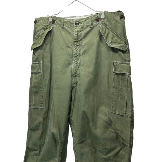 US ARMY 50s M-51 Field Cargo Pants Olive Size LONG-LARGE