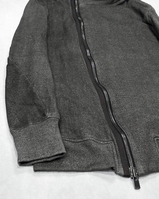 D.Hygen Ink Dyed Sweat Zip Jacket 'SCAB' (F/W2022) Size 2