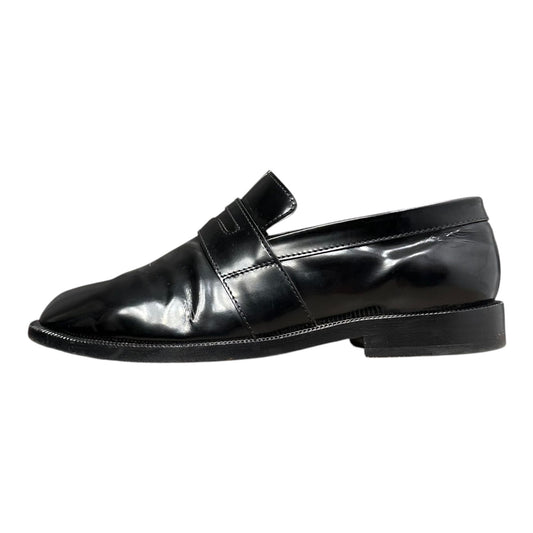 MAISON MARGIELA Tabi Coin High-Shine Leather Loafers Size 38