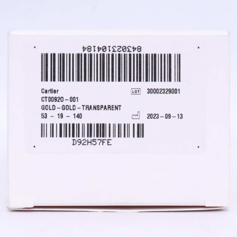 CARTIER Décor C Classic Eyeglasses Gold