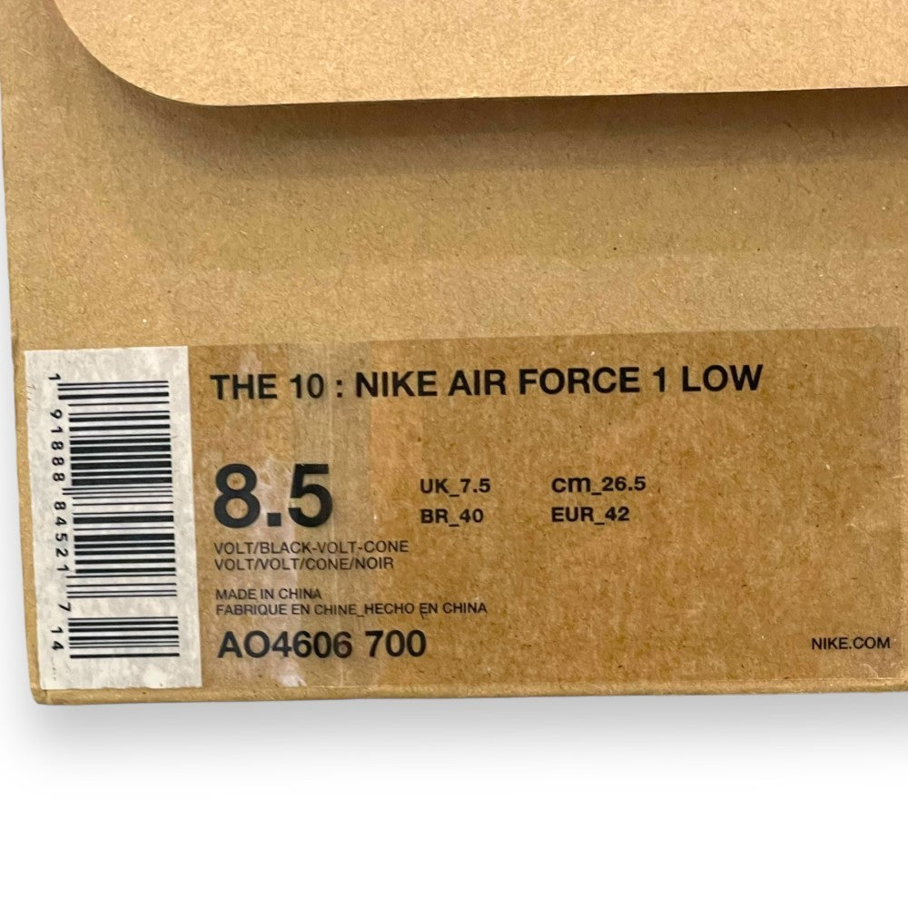 Off-White Nike Air Force 1 Low Volt Sneakers Size 26.5cm
