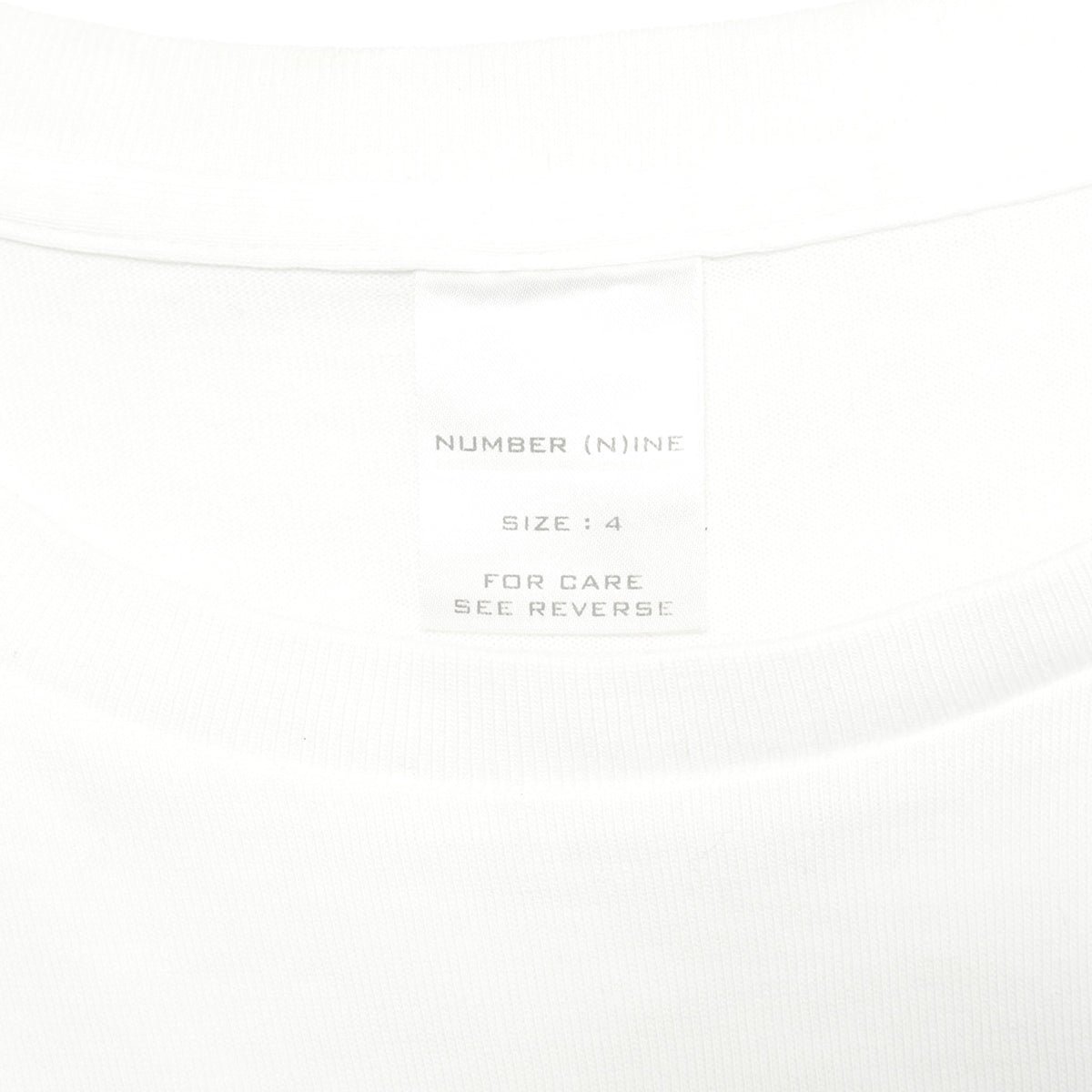 NUMBER (N)INE 2002 S/S White Jacket Size 4