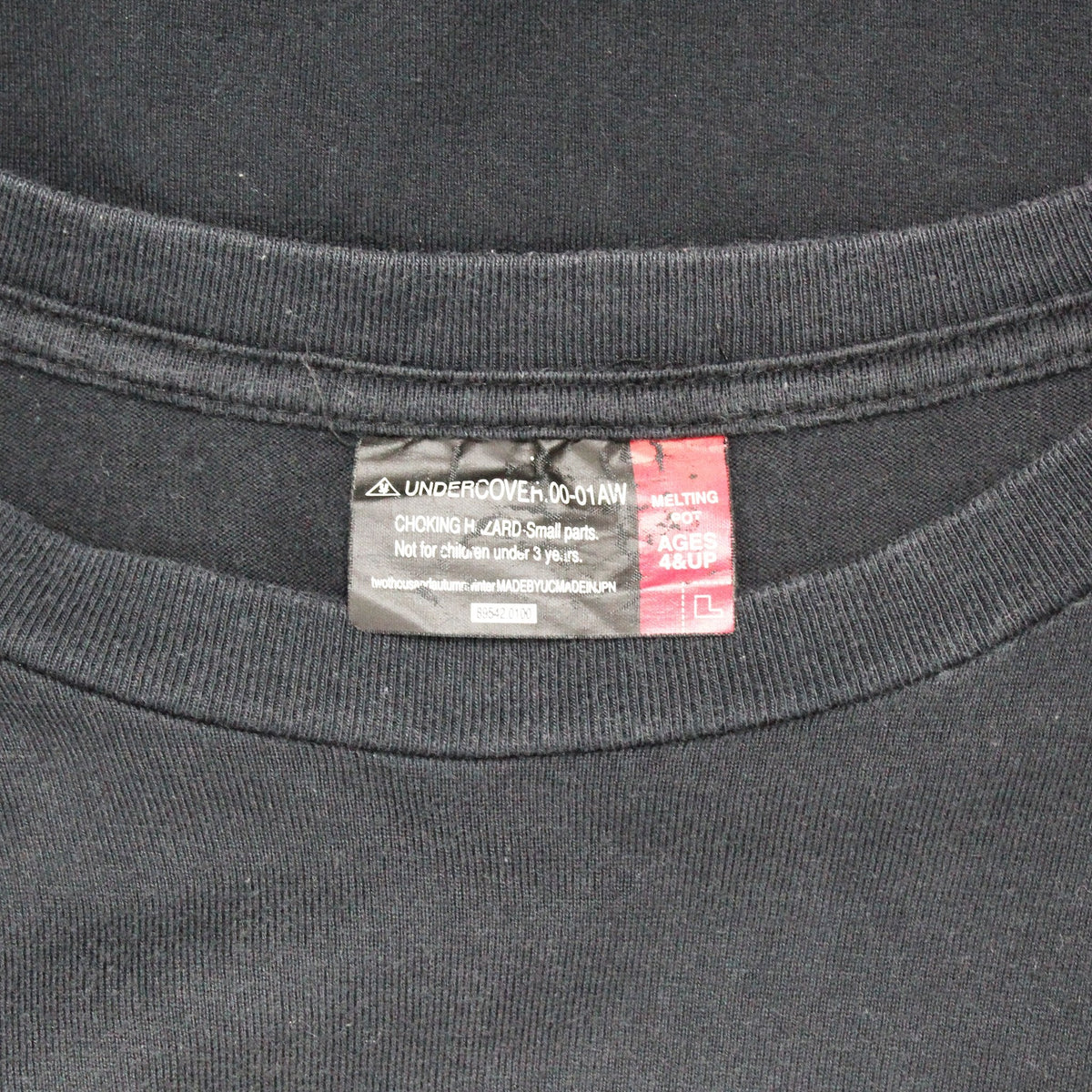 UNDERCOVER 2000 AW Black Long Sleeve T-Shirt Size L