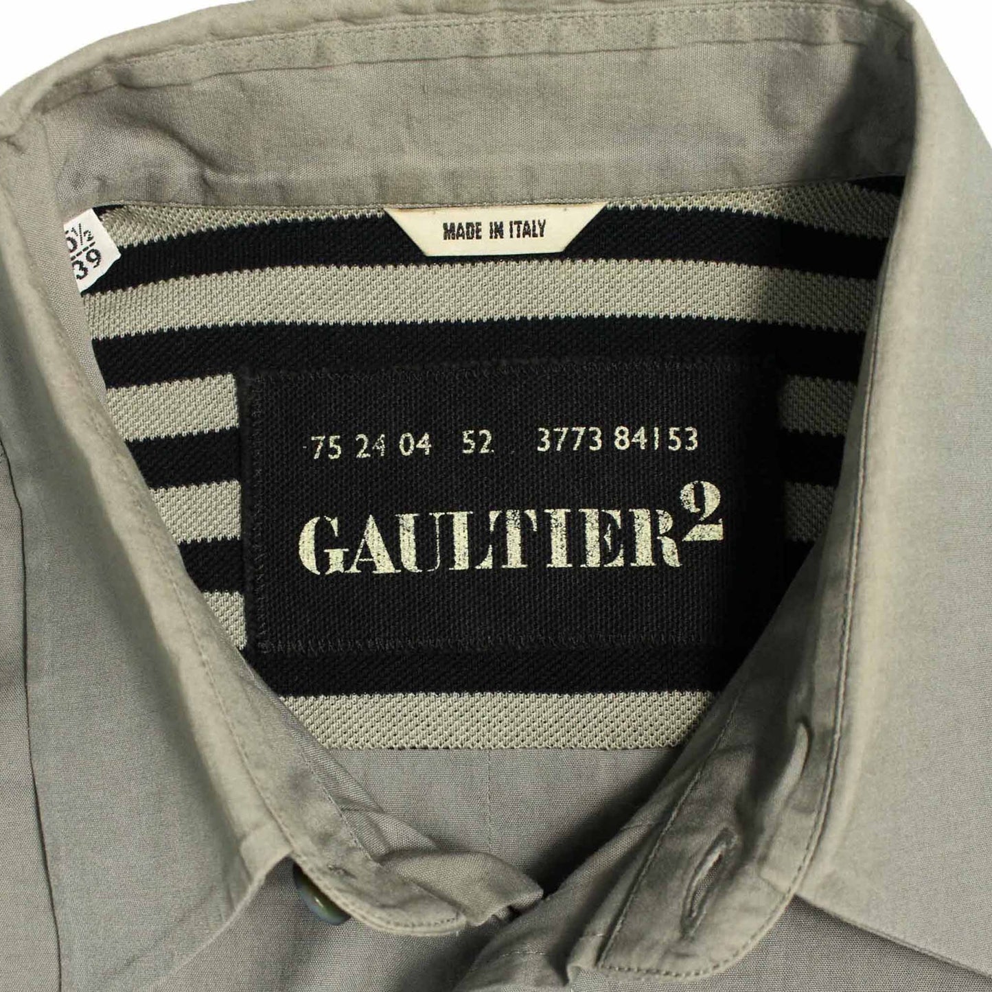 Jean Paul Gaultier Black Long Sleeve Shirt Size 39
