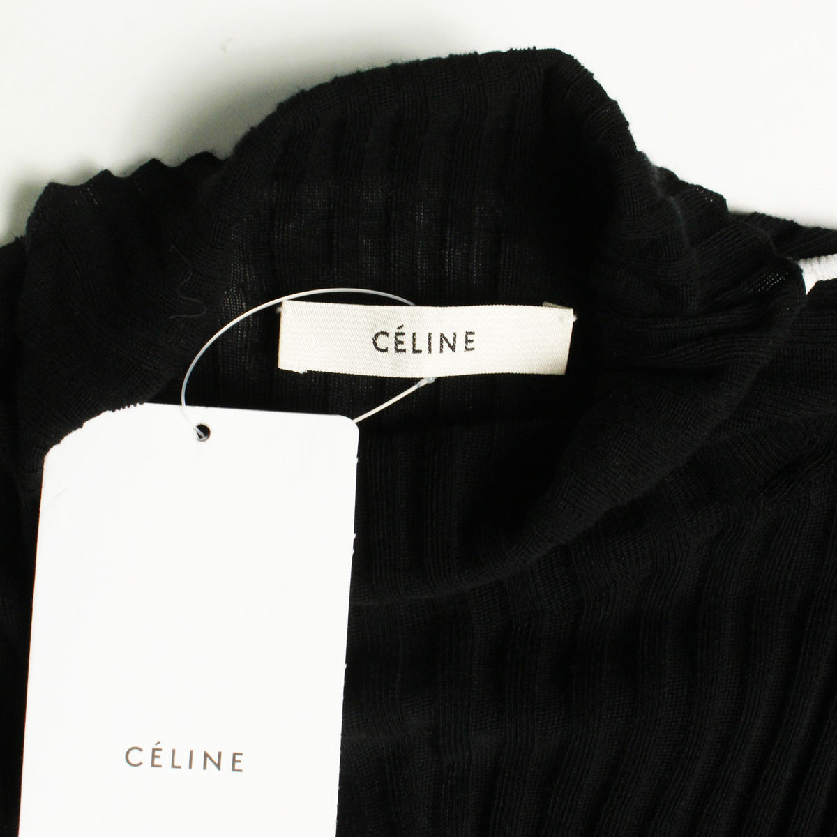 Celine CÉLINE by Phoebe Philo Black Knit Sweater Size S