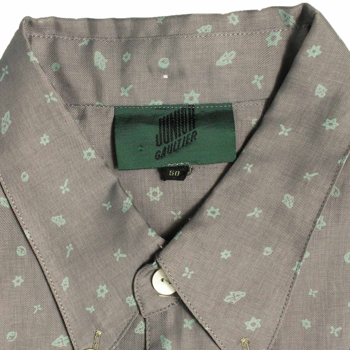 Jean Paul Gaultier Long Sleeve Shirt Gray Size 50